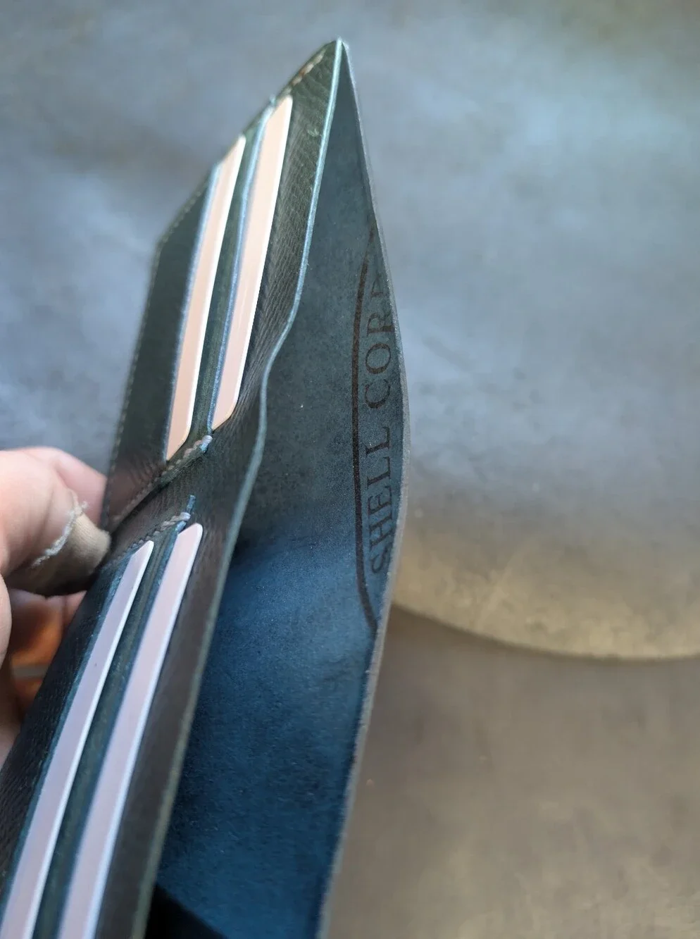 Red Cedar Leather this wallet